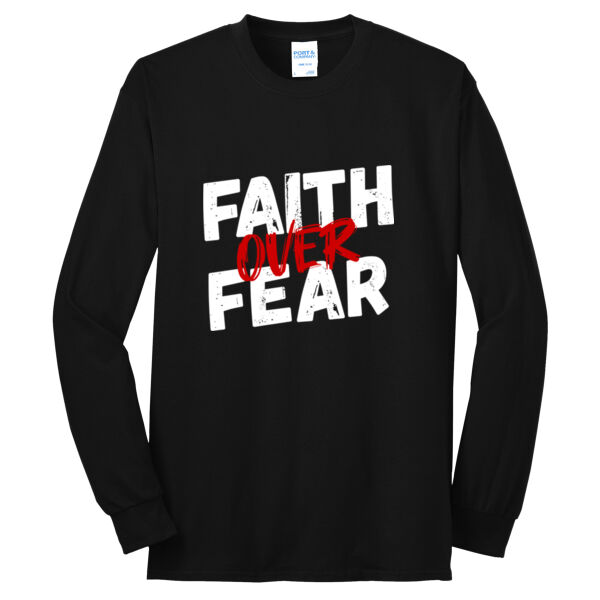 Faith Over Fear - Long Sleeve Core Blend Tee Thumbnail