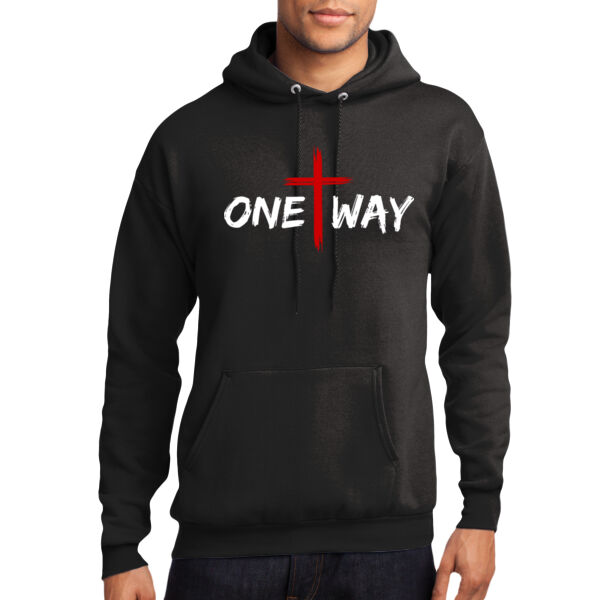 One Way - Core Fleece Pullover Hooded Sweatshirt Thumbnail
