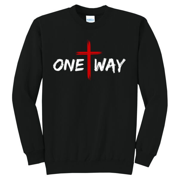 One Way - Core Fleece Crewneck Sweatshirt Thumbnail