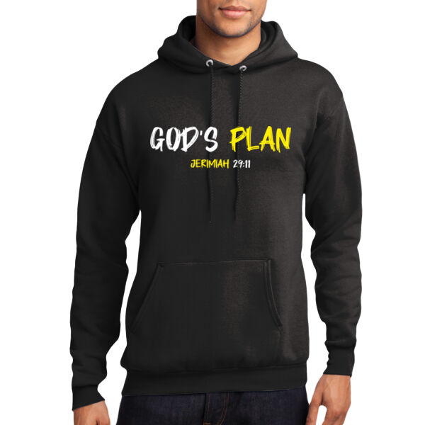 Gods Plan - Core Fleece Pullover Hooded Sweatshirt Thumbnail