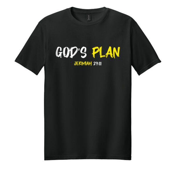 Gods Plan - Softstyle ® T Shirt Thumbnail
